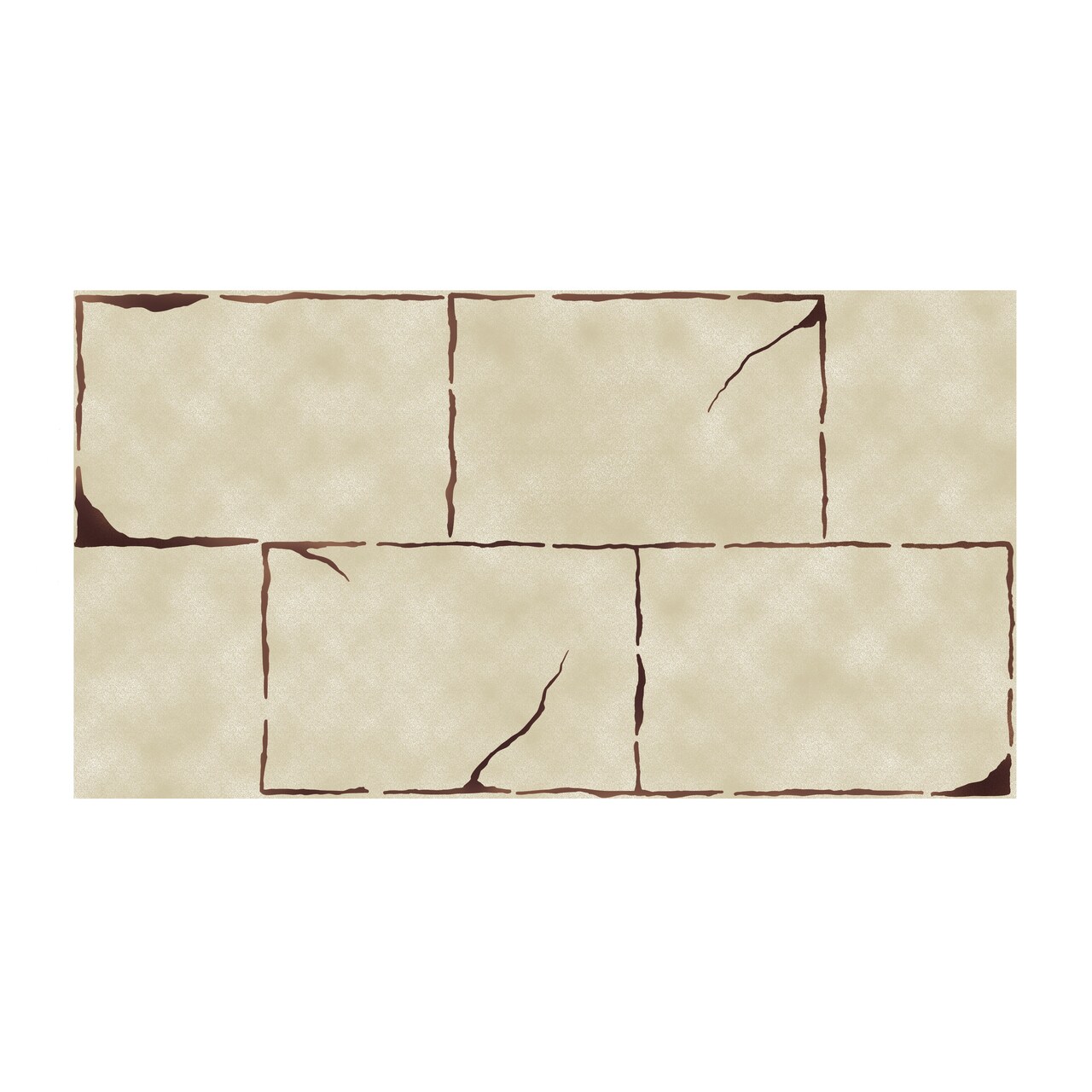 Stone Wall Form Wall Stencil | 2222 by Designer Stencils | Reusable Stencils for Painting |